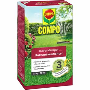 Compo Rasendünger plus Unkrautvernichter 1