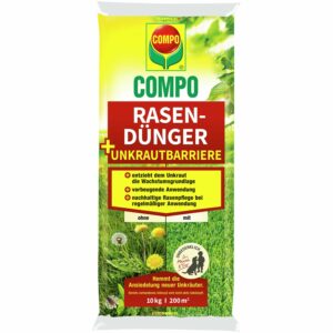 Compo Rasendünger + Unkrautbarriere 10 kg